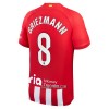 Camisola Atlético Madrid Griezmann 8 Homen Equipamento 1ª 23/24